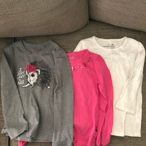 Bundle of 3 girls long sleeve T-shirt’s